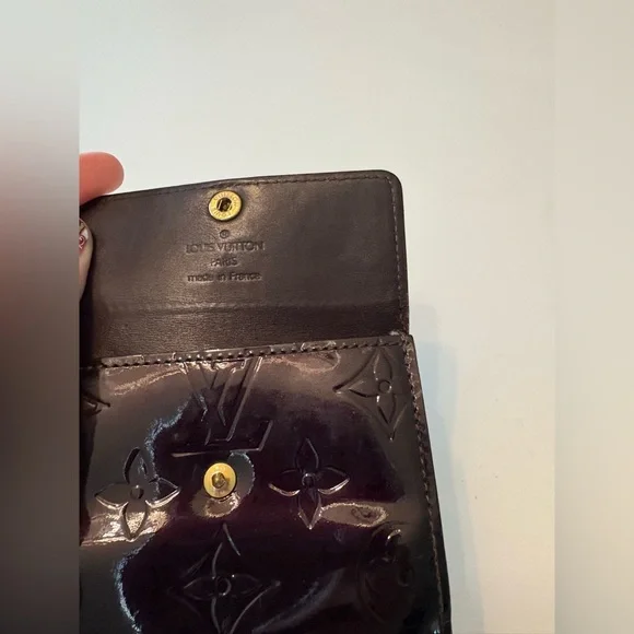 Louis Vuitton Elise Vernis‎ Monogram Wallet Amarante - Picture 7 of 14